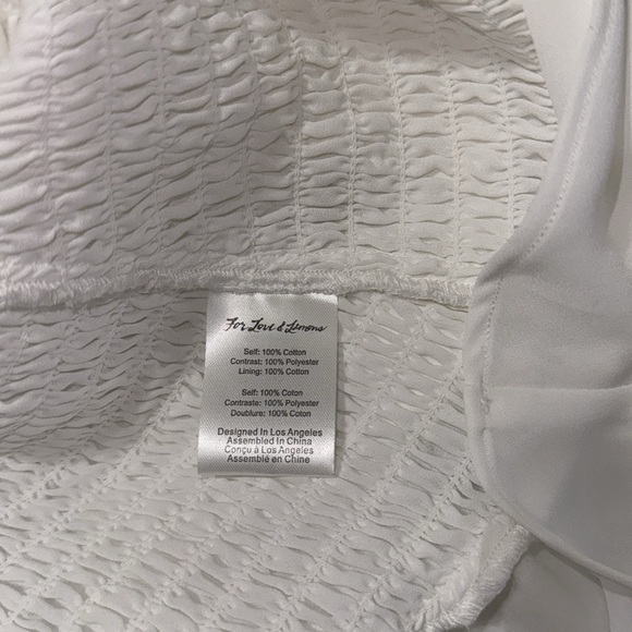 For Love & Lemons Bora Bora Ruffle Mini Dress L - Picture 11 of 11